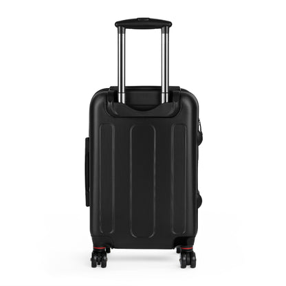 World Map Carry-On Suitcase - Vintage Navy Travel Luggage