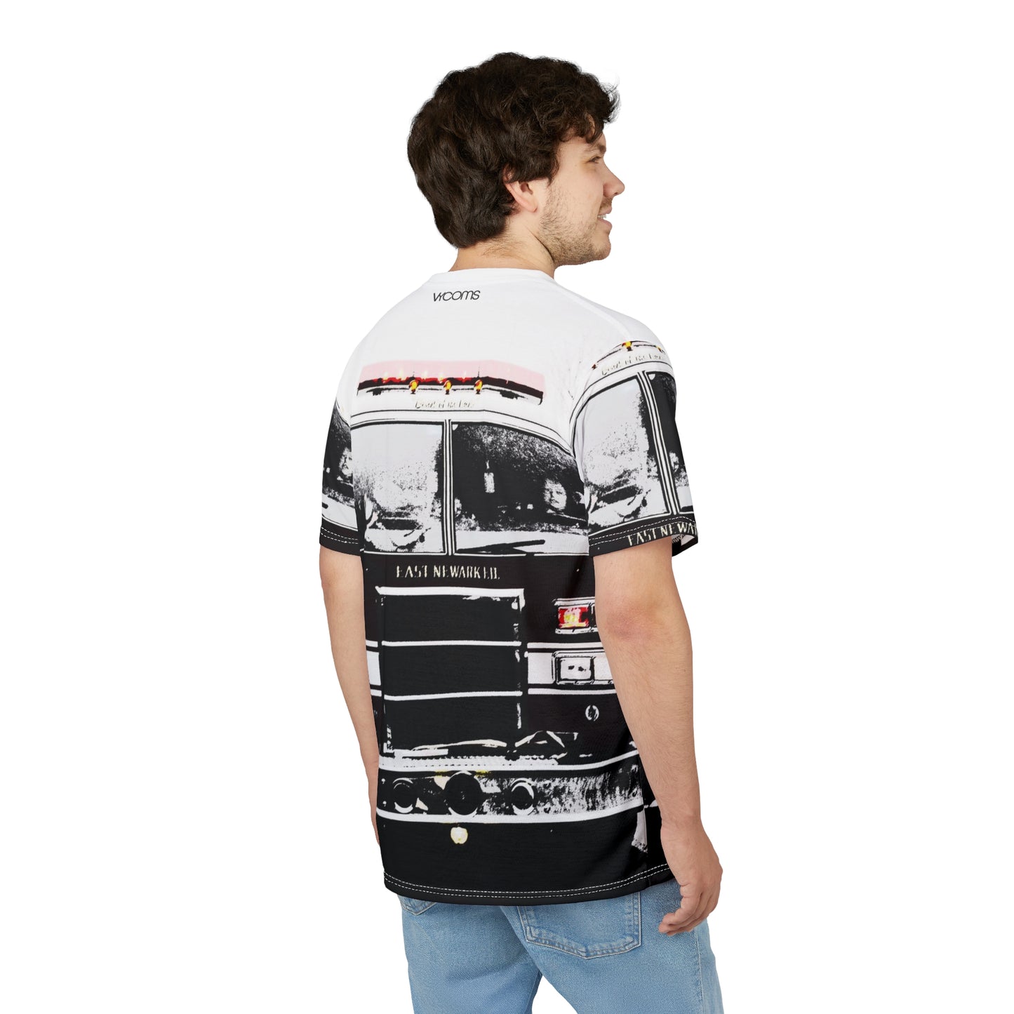Newark Bravest T-Shirt – Vintage Firehouse Monochrome Edition