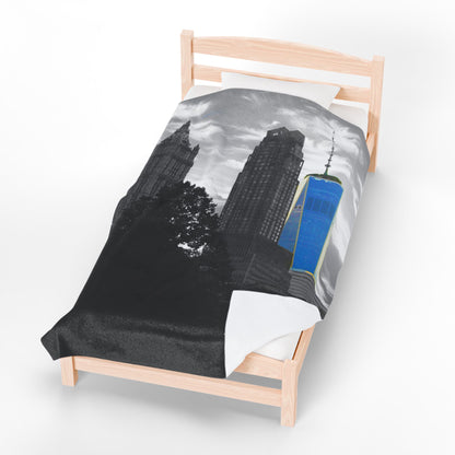 Velveteen Plush Blanket with beautiful photo image.