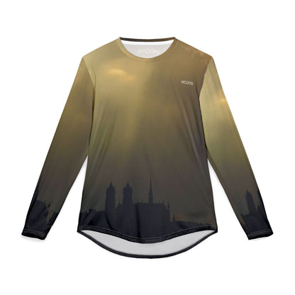 Sunset Cityscape Men's UV Long-Sleeve Shirt