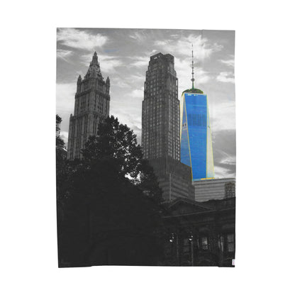 Velveteen Plush Blanket with beautiful photo image.