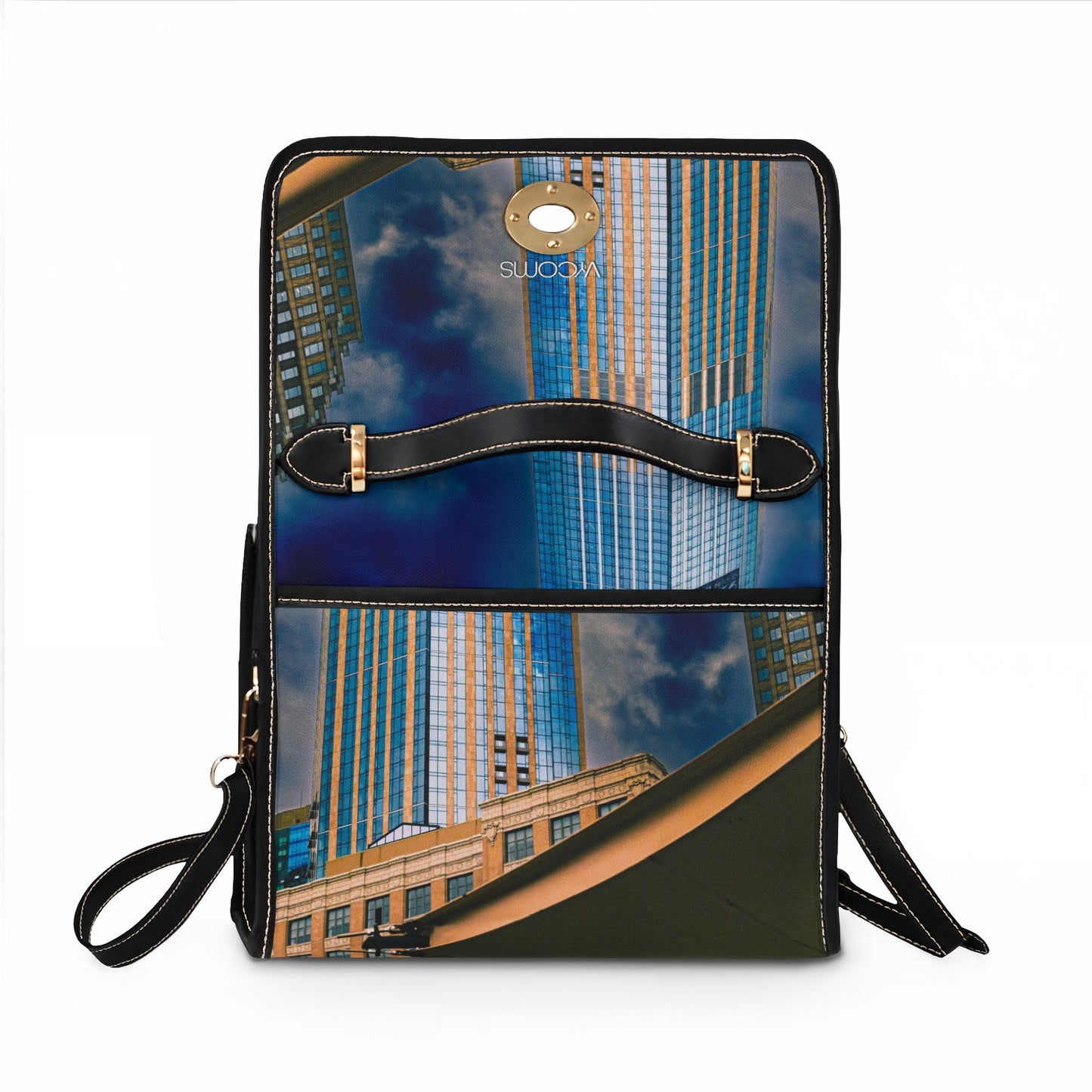 Exchange Place New Jersey Building Photo Waterproof Canvas Bag