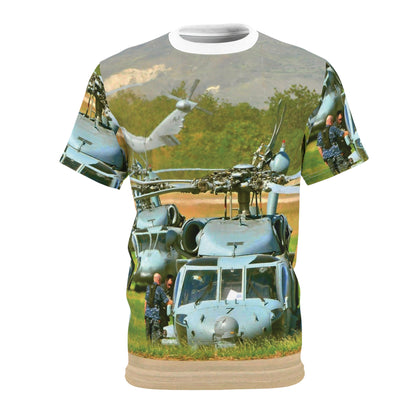 Military Helicopter T-shirts — Aviation Rescue Graphic T-Shirt