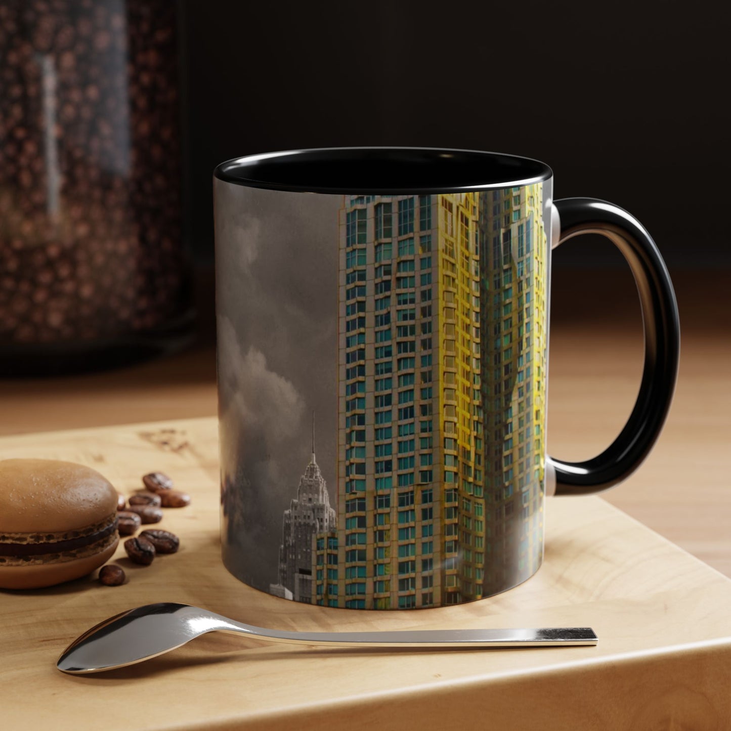 11oz Ceramic Coffe Mug Beautifully Decorated with an Elegant High-Res, Full Color Natural Landscape Image.