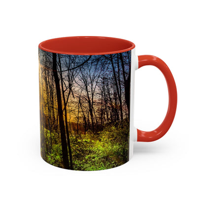 11oz Ceramic Coffe Mug Beautifully Decorated with an Elegant High-Res, Full Color Natural Landscape Image.
