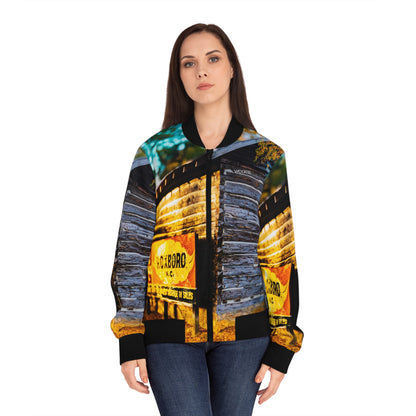 Women's Bomber Jacket - North Carolina Autumn Heritage