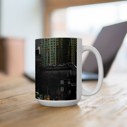 Elegant 15oz Ceramic Coffe Mug.