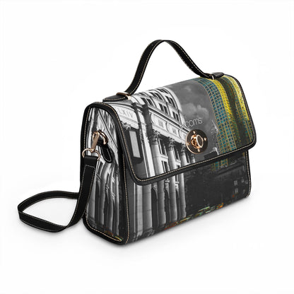 Downtown Manhattan-Broadway Cityscape Canvas Bag