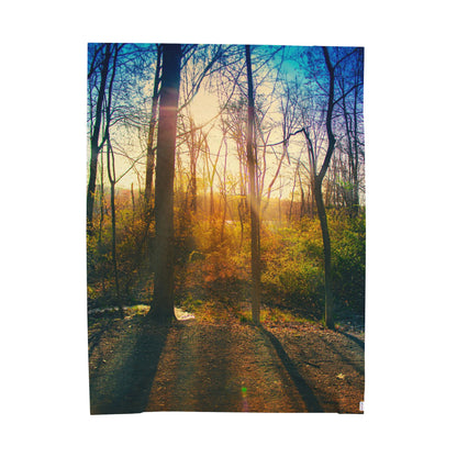 Velveteen Plush Blanket with beautiful photo image.