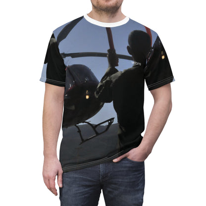 Helicopter Pilot Silhouette T-Shirt