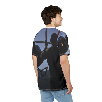 Helicopter Pilot Silhouette T-Shirt