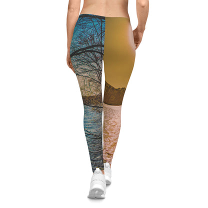 Lakeside Horizon Leggings– Golden Hour Reflection Edition