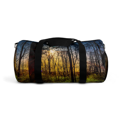 Bolsa de viaje estampada con paisaje colorido