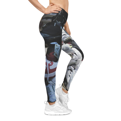 Sneaker Pile Leggings — Casual Streetwear Yoga Pants