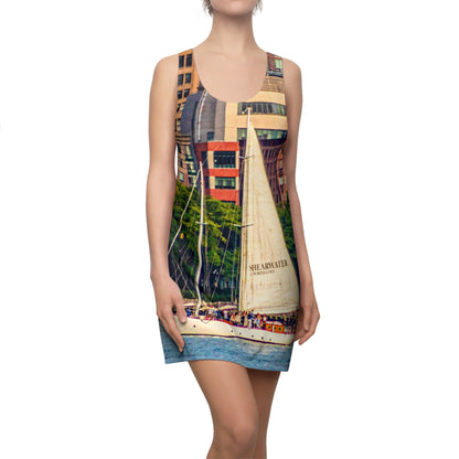 Hudson River Sailing Boat Racerback Dress