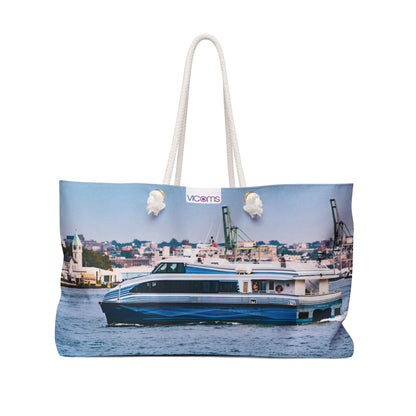 Exquisite and Exclusive 24" x13" Weekender Bag.