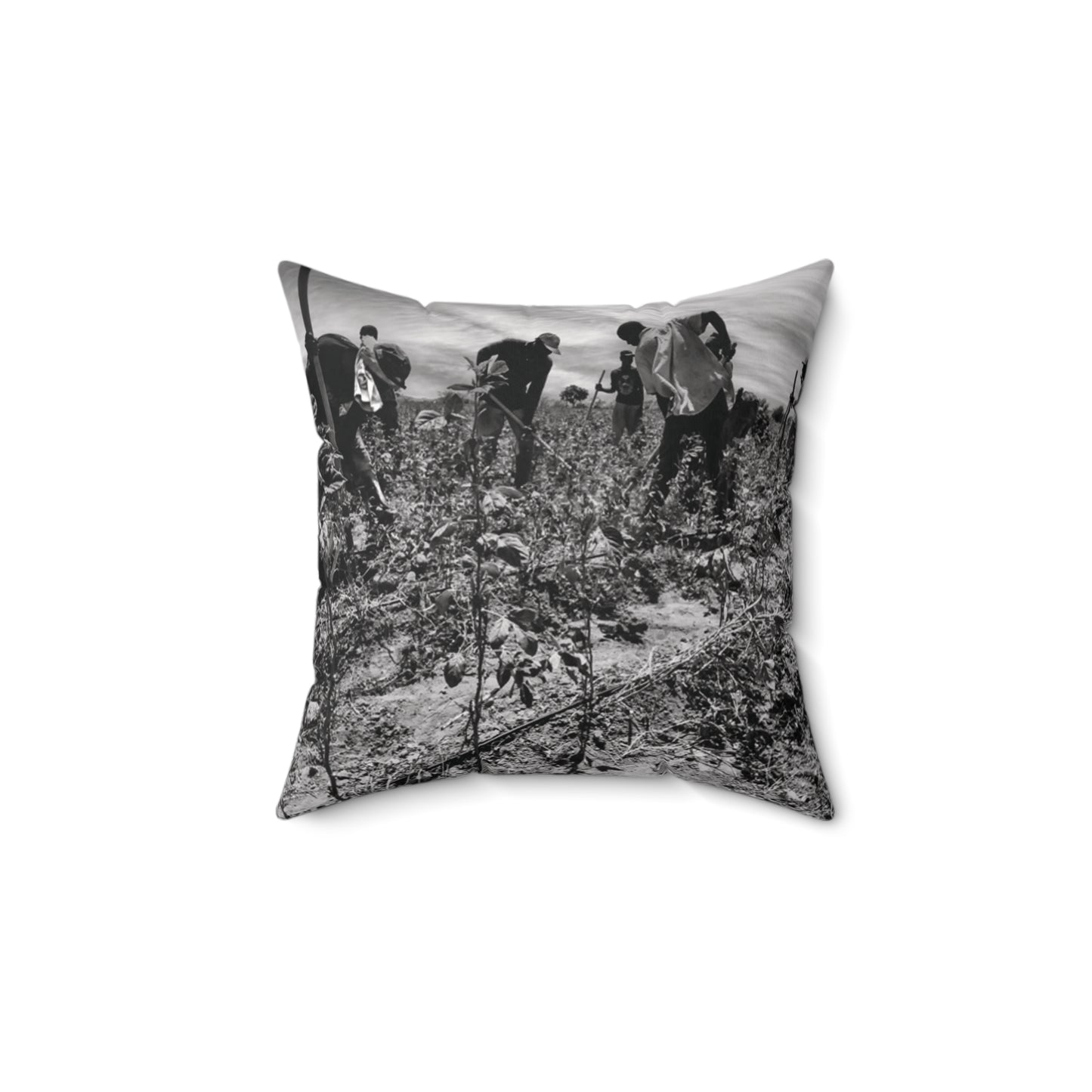 Spun Polyester Square Pillow Printed With Exclusive, High-Res, Full Color Beautiful Image