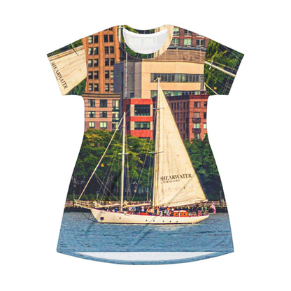 Sailboat Dress — Coastal Nautical Summer Vibe