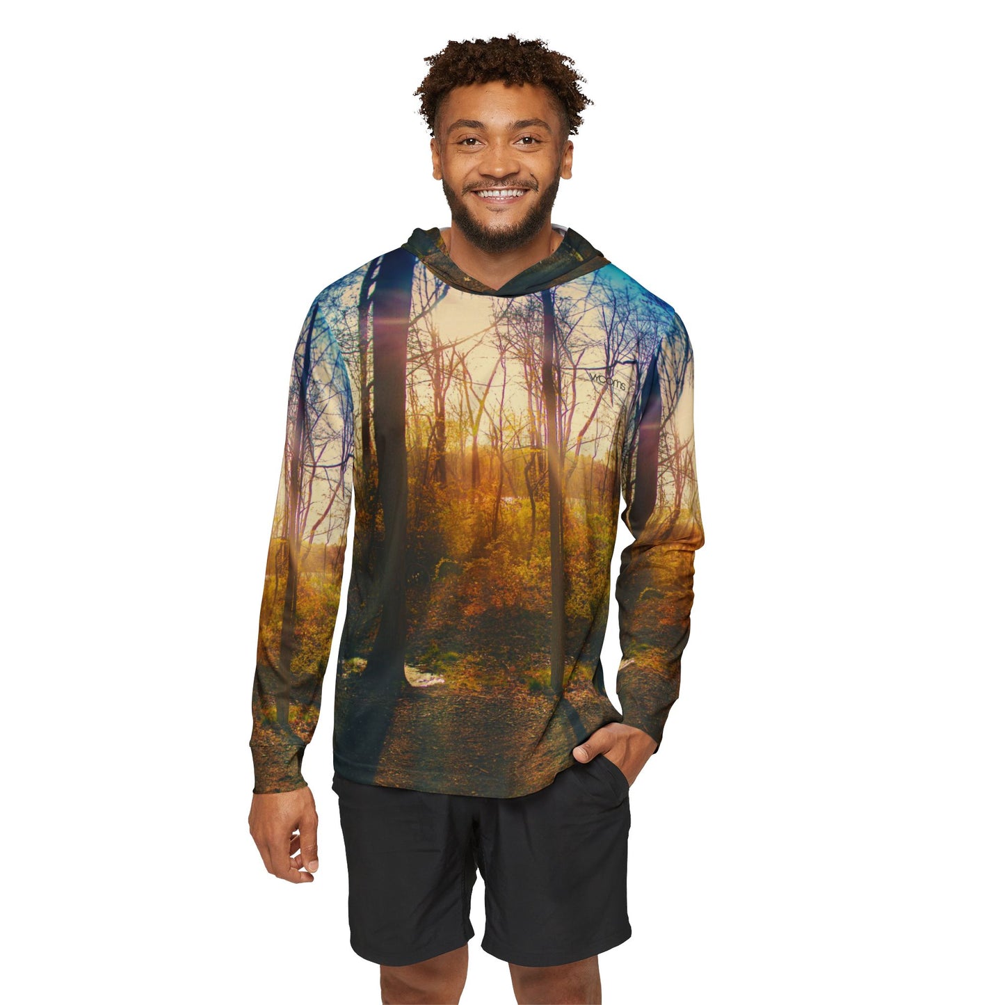 Golden Hour Lakeside Hoodie – Sunset Silhouette Edition