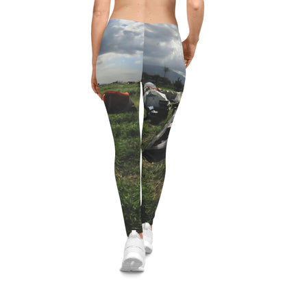 Camping Image Leggings — Scenic Outdoor Camp