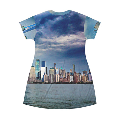 New York Skyline Dress — Cityscape Dress