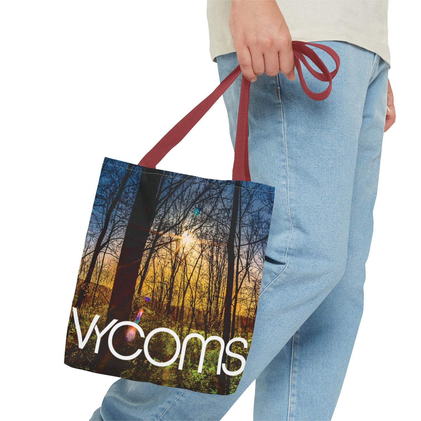 Tote Bag Printed with an Exclusive Beautiful High-Res, Full Color Natural Image.