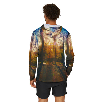 Golden Hour Woods Warmup Hoodie – Lakeside Sunset Edition