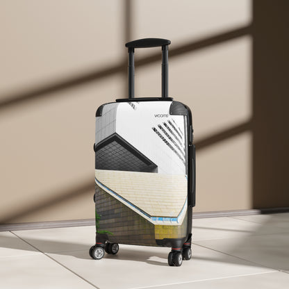 Architectural Photo Carry-On Suitcase — Modern Urban Travel Luggage
