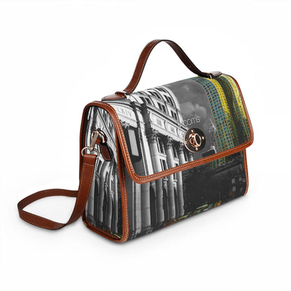 Downtown Manhattan-Broadway Cityscape Canvas Bag