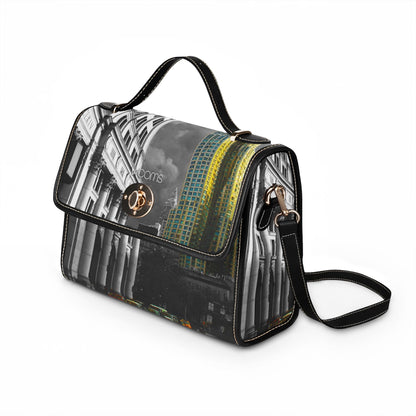 Downtown Manhattan-Broadway Cityscape Canvas Bag