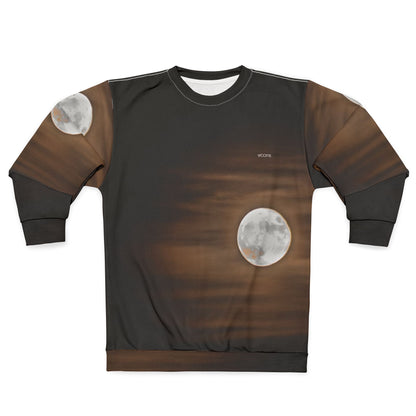 Moonrise Crewneck Sweatshirt – Full Moon Night Sky