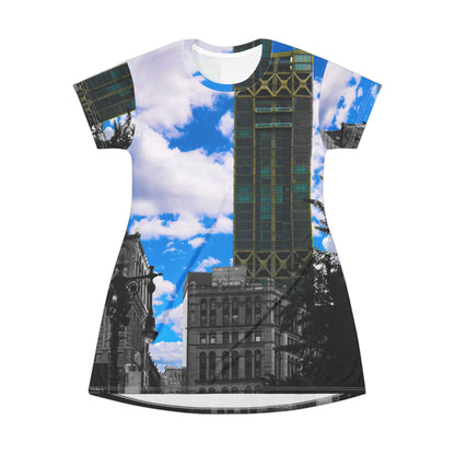 Downtown Manhattan Vibe Dress – Lower Manhattan Cityscape Edition