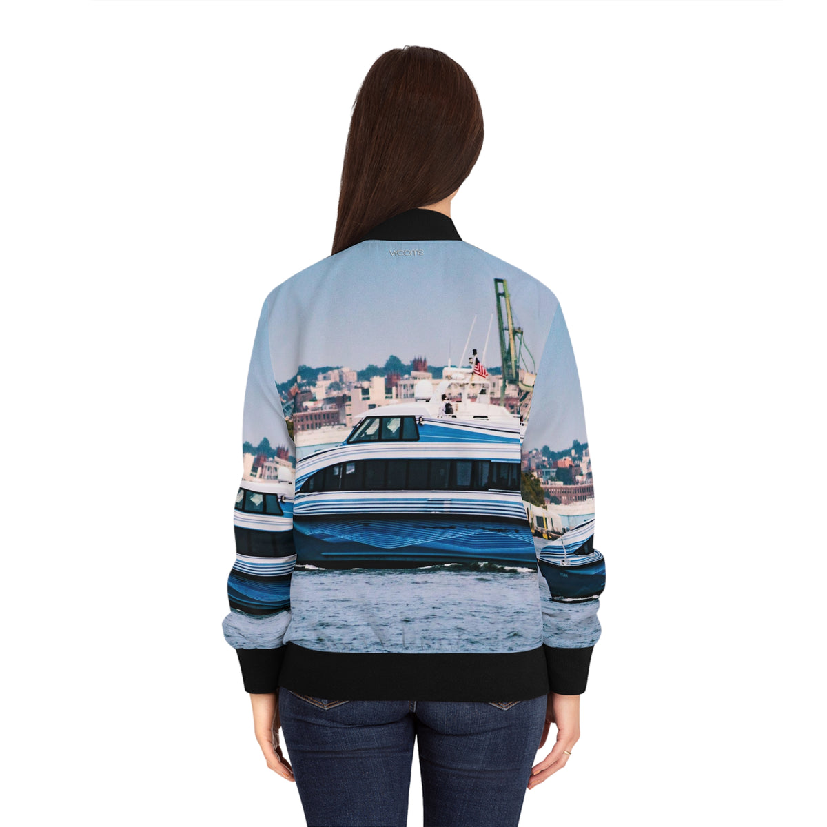 Women's Bomber Jacket - Hudson River Passage