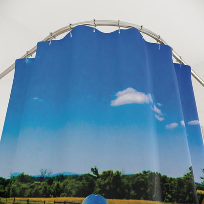 Shower Curtain Printed With Exclusive, High-Res, Full Color Beautiful Image.