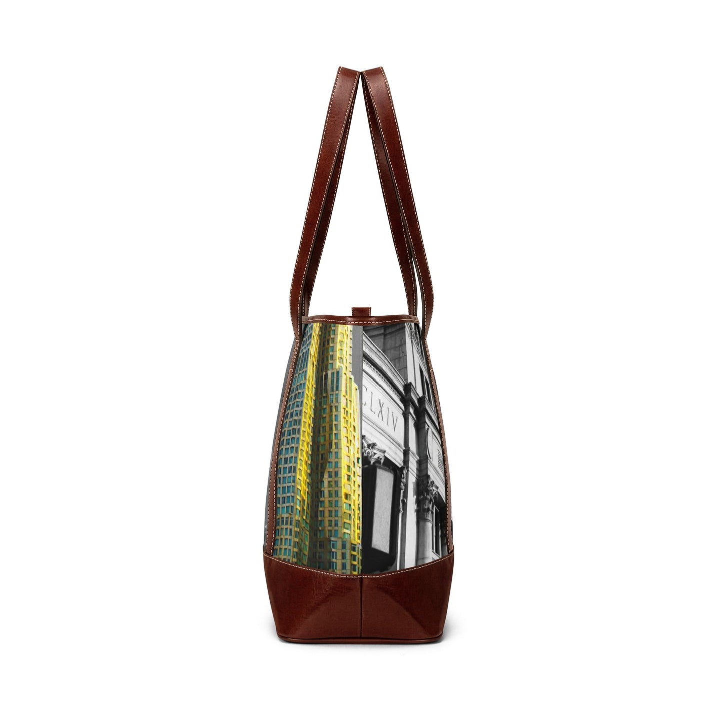 Cityscape Tote Handbag — Modern Urban Skyline