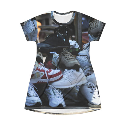 Sneaker Pile Dress — Sneaker Dress for Sneakerheads