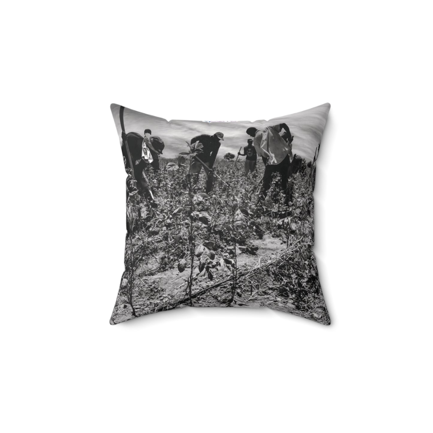 Spun Polyester Square Pillow Printed With Exclusive, High-Res, Full Color Beautiful Image