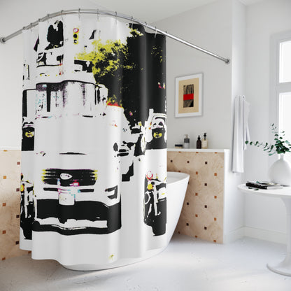 Shower Curtain Printed With Exclusive, High-Res, Full Color Beautiful Image.