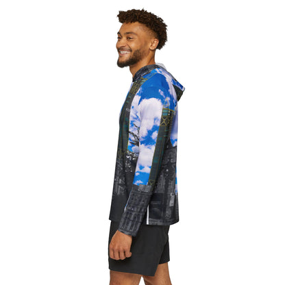Midtown Manhattan Building Landscape Warmup Hoodie - Manhattan Buildings Edition