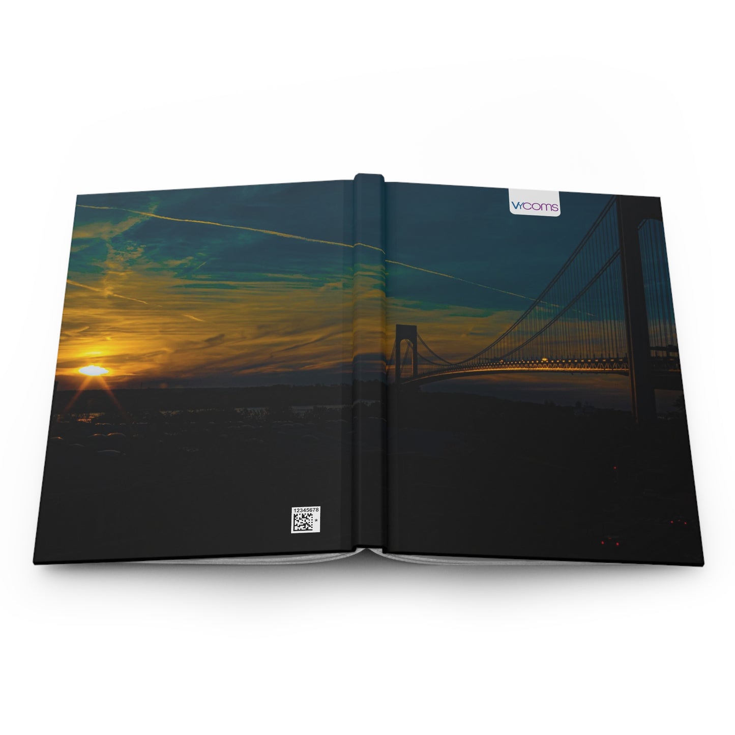 Inspiring 150 lined Pages Hardcover Journal.to Preserve Special Moments.