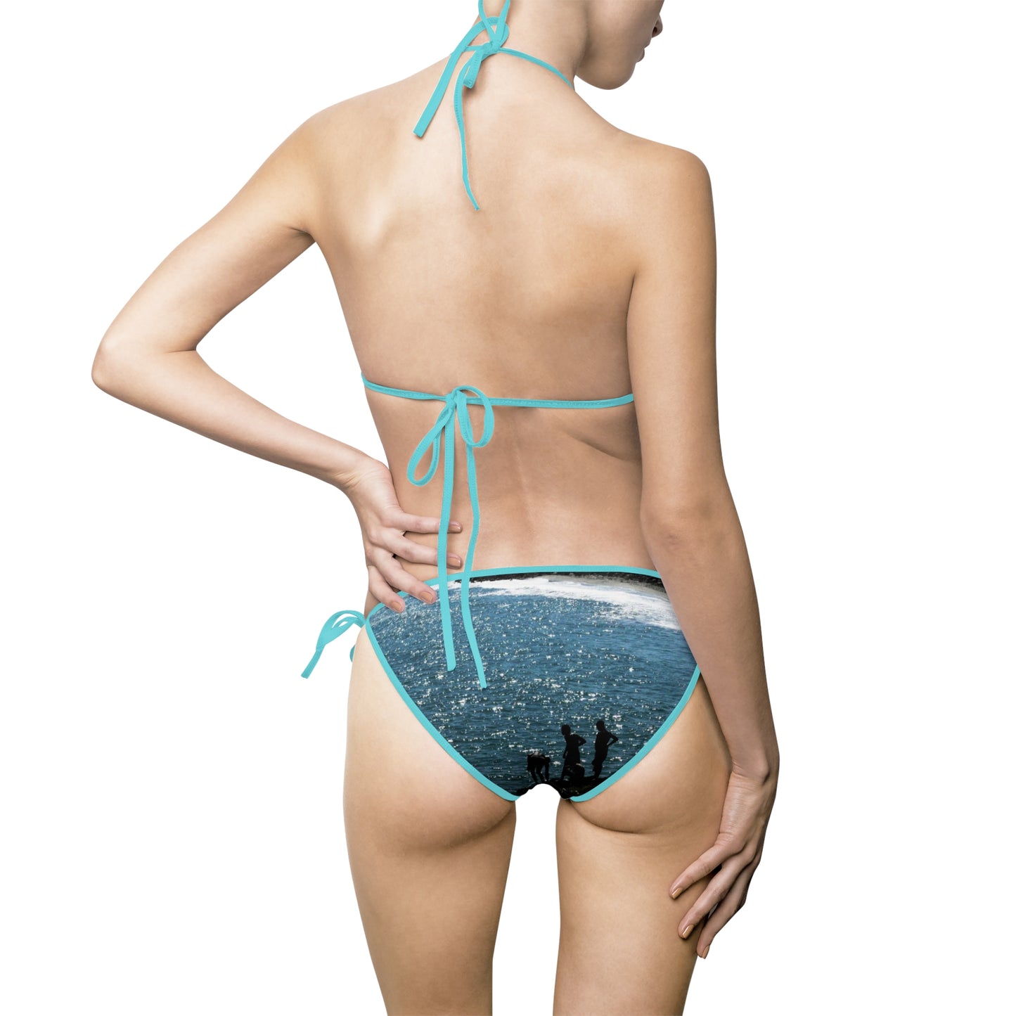 Women's Bikini Swimsuit — 'Boys at the Beach'