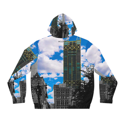 City Skyline Zip Hoodie — Blue Sky Urban Architecture