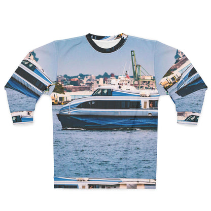 Hudson River Ferry – Nautical Crewneck
