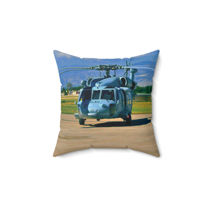 Spun Polyester Square Pillow Printed With Exclusive, High-Res, Full Color Beautiful Image