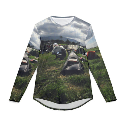 Camping Scene UV Long Sleeve Shirt — Outdoor Tee