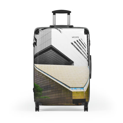 Architectural Photo Carry-On Suitcase — Modern Urban Travel Luggage