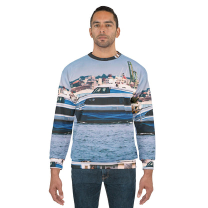 Hudson River Ferry – Nautical Crewneck