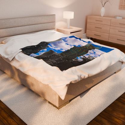 Velveteen Plush Blanket with beautiful photo image.