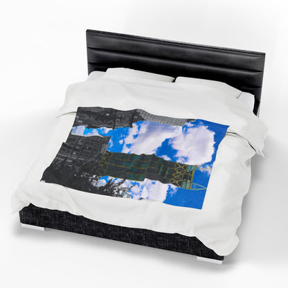 Velveteen Plush Blanket with beautiful photo image.