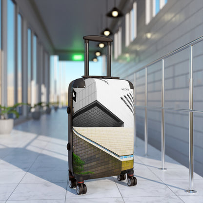 Architectural Photo Carry-On Suitcase — Modern Urban Travel Luggage